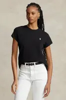 Bavlněné tričko Polo Ralph Lauren černá barva, 211898698