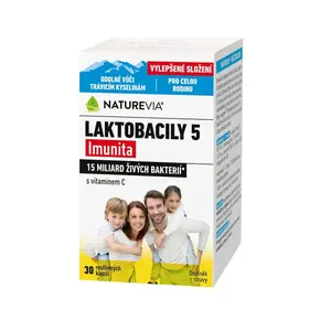 NatureVia Laktobacily 5 Imunita 30 kapslí