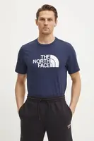 Tričko The North Face Easy tmavomodrá barva, s potiskem, NF0A8A6C8K21