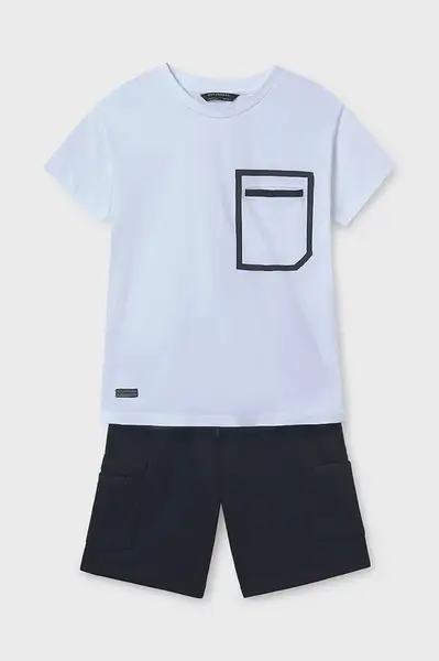 Dětské tričko a šortky Mayoral bílá barva, 6680