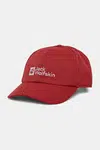 Kšiltovka Jack Wolfskin Baseball tmavomodrá barva, s aplikací, 1900675