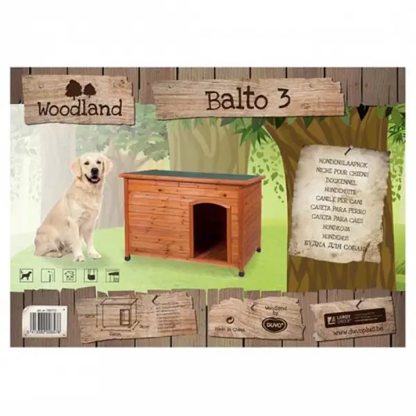 Duvo+ Woodland bouda pro psa 116x76x82cm