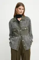 Košilová bunda s příměsí vlny Liu Jo