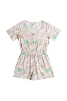 Dětský overal Roxy HEY SOUL SISTER béžová barva