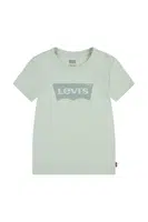 Dětské tričko Levi's zelená barva