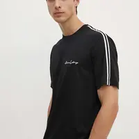 Bavlněné tričko Armani Exchange černá barva, s aplikací, 8NZTSG ZJ9AZ