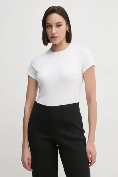Bavlněné tričko Calvin Klein bílá barva, K20K208049