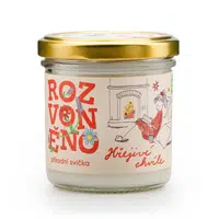 Rozvoněno Vonná svíčka - Hřejivé chvíle (130 ml)