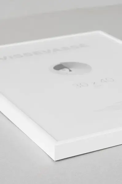 Rám na plakát Vissevasse Matt White 15x21 cm