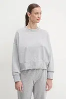 Mikina Dkny dámská, šedá barva, hladká, DP5T1144