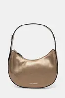 Kožená kabelka Karl Lagerfeld zlatá barva, A1W30222