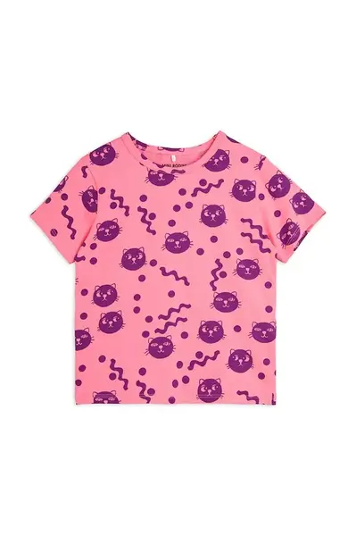 Tričko Mini Rodini Squiggly cats