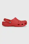 Pantofle Crocs Classic červená barva, 10001