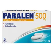 Paralen 500 mg 5 čípků
