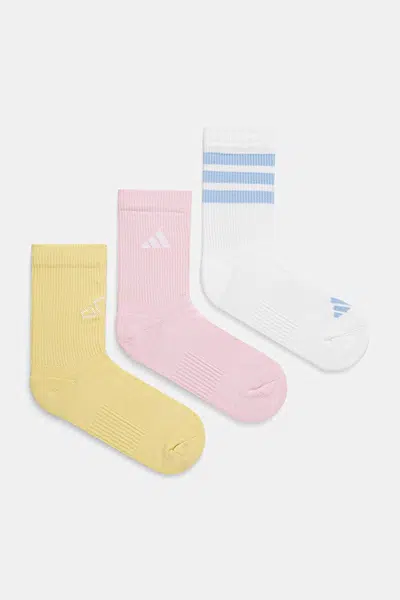 Ponožky adidas 3-pack bílá barva, JN6532