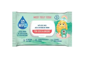 GoWipes Vlhčený toaletní papír pro děti a juniory 44 ks