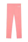 Dětské legíny Kenzo Kids růžová barva, hladké, K60656