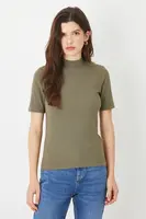 Tričko Medicine dámské, zelená barva, s pologolfem