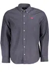 LA MARTINA MEN'S LONG SLEEVE SHIRT BLUE
