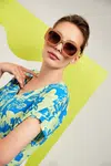 Marisse Glasses L-Ok-4012 Beige