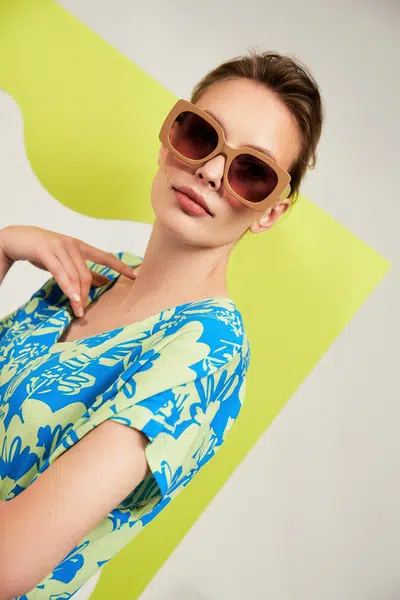 Marisse Glasses L-Ok-4012 Beige