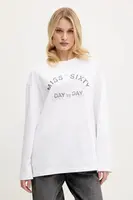 Bavlnené tričko s dlhým rukávom Miss Sixty