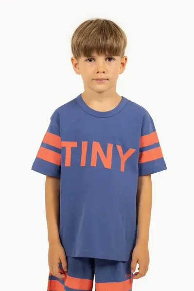 Detské bavlnené tričko Tinycottons STRIPES LOGO TEE