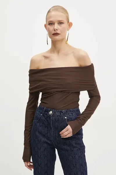 Tričko s dlhým rukávom Guess ABBY