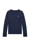 Detská bavlnená košeľa s dlhým rukávom Polo Ralph Lauren