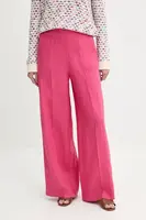 Ľanové nohavice United Colors of Benetton