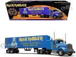 Iron Maiden "Powerslave" Transport Truck Blue "World Slavery Tour 1984-85" 1/50 Diecast Model by Corgi
