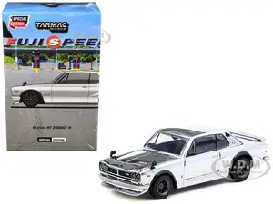 Nissan Skyline HT 2000GT-R RHD (Right Hand Drive) Silver Chrome "Japan Special Edition" "Global64" Series 1/64 Diecast Model Car by Tarmac Works