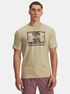 Pánské tričko Under Armour UA ABC CAMO BOXED LOGO SS-BRN - Pánské