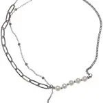 Jupiter Pearl řetízkový náhrdelník - stříbrné barvy