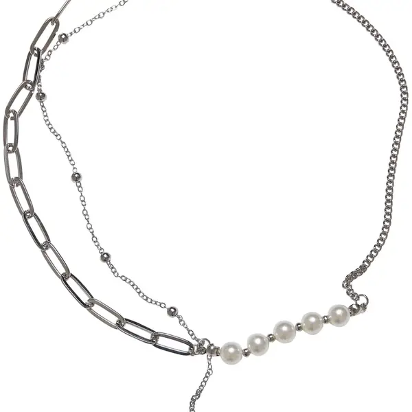 Jupiter Pearl řetízkový náhrdelník - stříbrné barvy