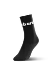 Barebarics - Barefoot Socks - Crew - Black - Big logo