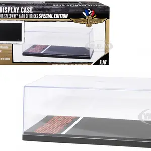 Special Edition Collectible Display Show Case with Plastic Base Yard of Bricks "Indianapolis Motor Speedway" for 1/18 Scale Model Cars by Greenlight