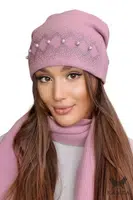 Dámská čepice Kamea Kamea_Hat_K.22.043.55_Powder_Pink