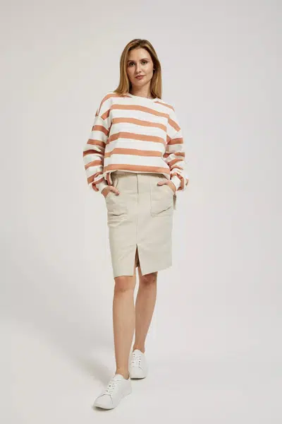 Marisse Women's Skirt L-Sc-4301 L.Beige
