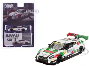 Nissan GT-R NISMO GT3 23 Tsugio Matsuda "KCMG" "FIA GT World Cup Macau" (2018) Limited Edition 1/64 Diecast Model Car by Mini GT