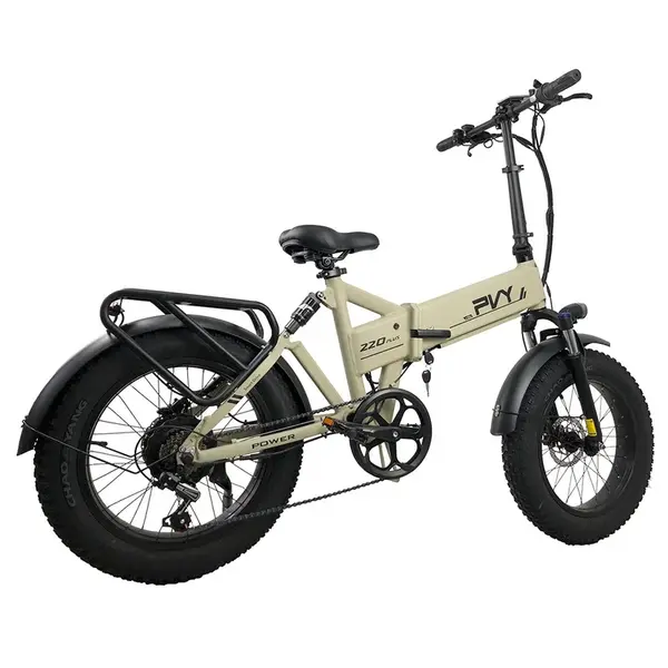 PVY Z20 Plus E-Bike 20 inch Tires 48V 1000W 16.5Ah 50km/h Speed Khaki