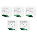 5Pcs WHD09 Tuya WiFi Smart Curtain Switch Controller Countdown/Timing Function App/Voice Control Home Curtain Modification