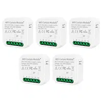 5Pcs WHD09 Tuya WiFi Smart Curtain Switch Controller Countdown/Timing Function App/Voice Control Home Curtain Modification