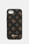 Obal na telefon Guess iPhone 16e černá barva, GUHMPSE4PGPYSK