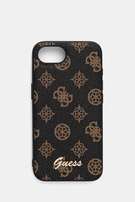 Obal na telefon Guess iPhone 16e černá barva, GUHMPSE4PGPYSK