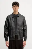 Bunda Guess černá barva, přechodná, M5YL01 WGUC0