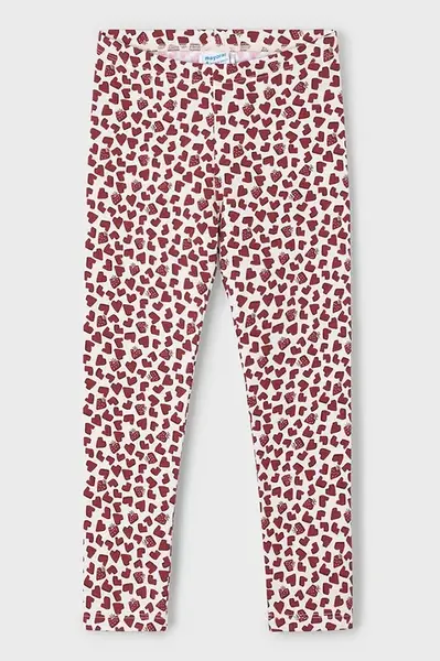 Dětské legíny Mayoral červená barva, 4716