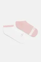 Ponožky Calvin Klein Jeans 2-pack dámské, růžová barva, 701230600