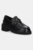Kožené mokasíny Tommy Jeans TJW CHUNKY HEEL LOAFER