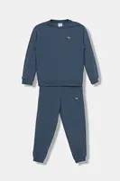 Dětská tepláková souprava Puma ESS ELEVATED Relaxed Crew Sweat Suit FL B modrá barva, 689723